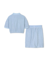 Ensemble polo et jupe - Eau