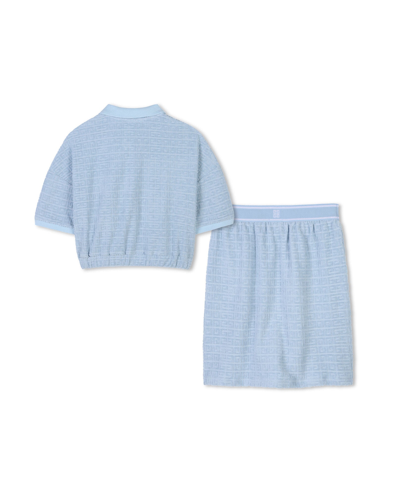 Ensemble polo et jupe - Eau