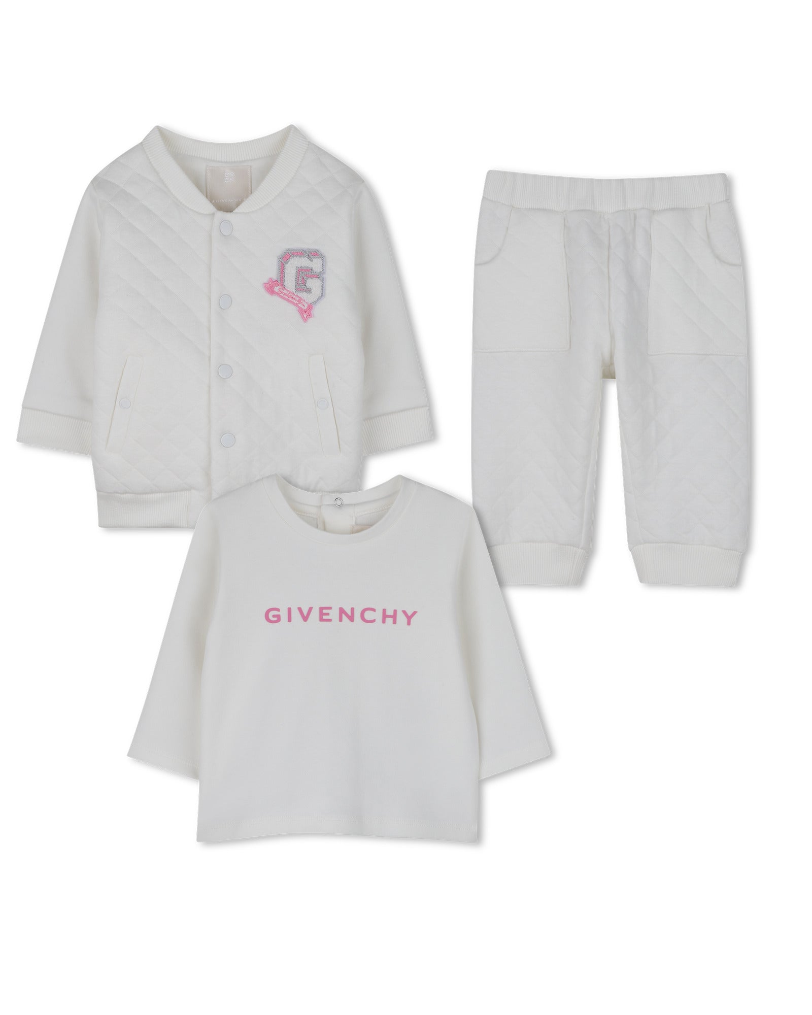 ENS.T-SHIRT+PANTALON+CARDIGAN
