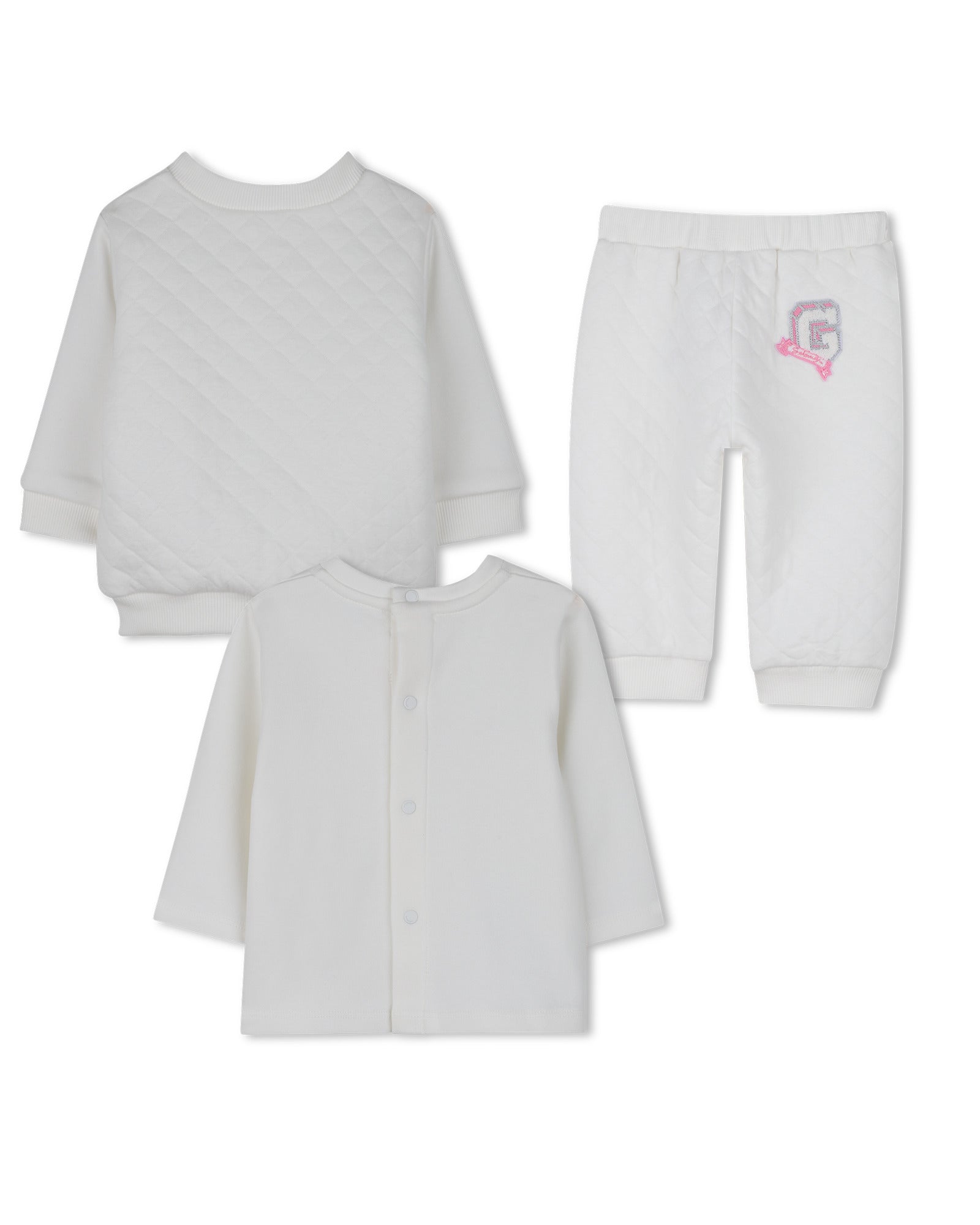 ENS.T-SHIRT+PANTALON+CARDIGAN