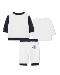 ENS.T-SHIRT+PANTALON+CARDIGAN