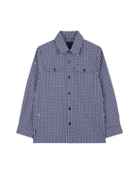 Chemise à motif jacquard - Navy