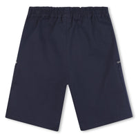 Bermuda à taille élastiquée - Navy