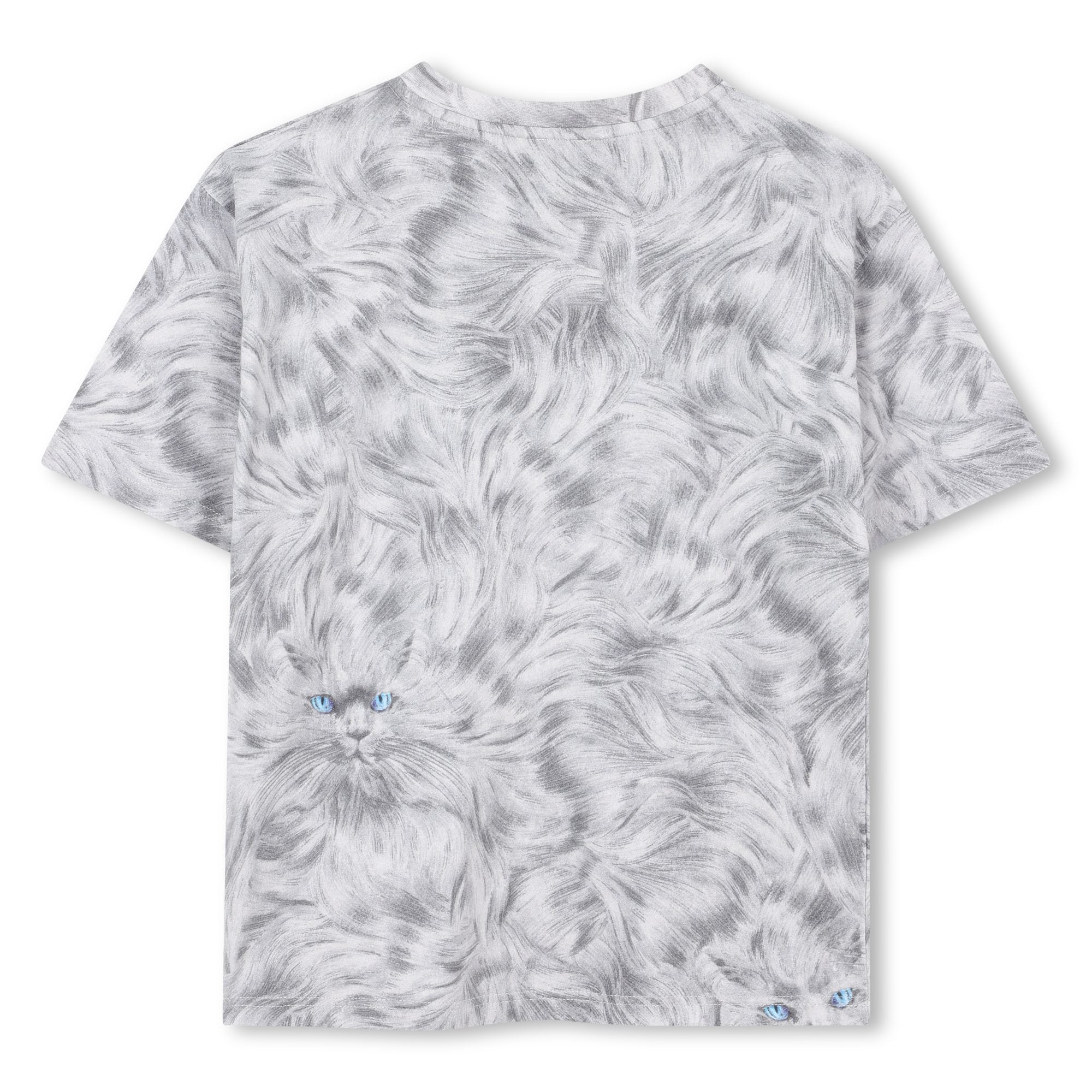 T-shirt ample à motif jacquard - Unique
