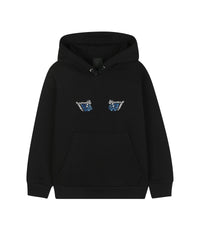 Sweatshirt à motif œil de chat - Black