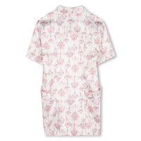Robe chemise col polo à motif jacquard - Unique