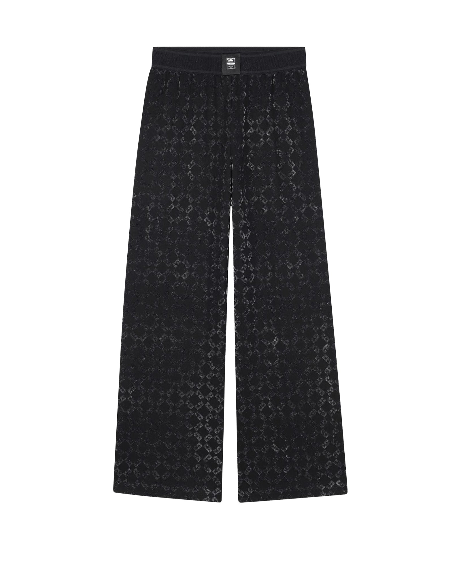 Glitter logo trousers - Black