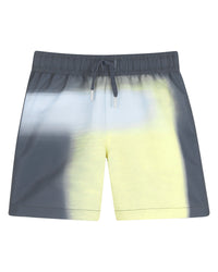 Short Surfer à taille élastiquée - Gris Fonce