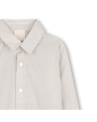 Chemise manches longues - Ecru Marine