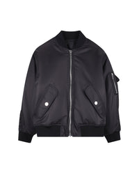 Veste bomber à empiècement - Black