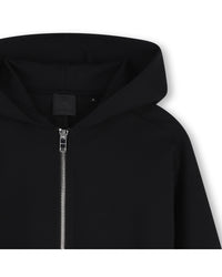 Cardigan a capuche - Black