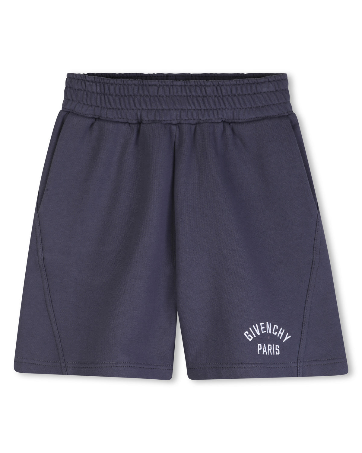 Short à broderie sur le devant - Gris Fonce