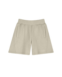 Short en molleton flamé - Pale Stone