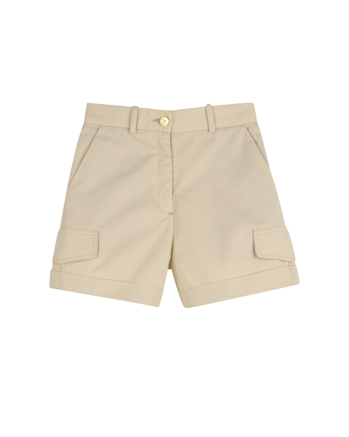 Short avec broderie au dos - Pale Stone