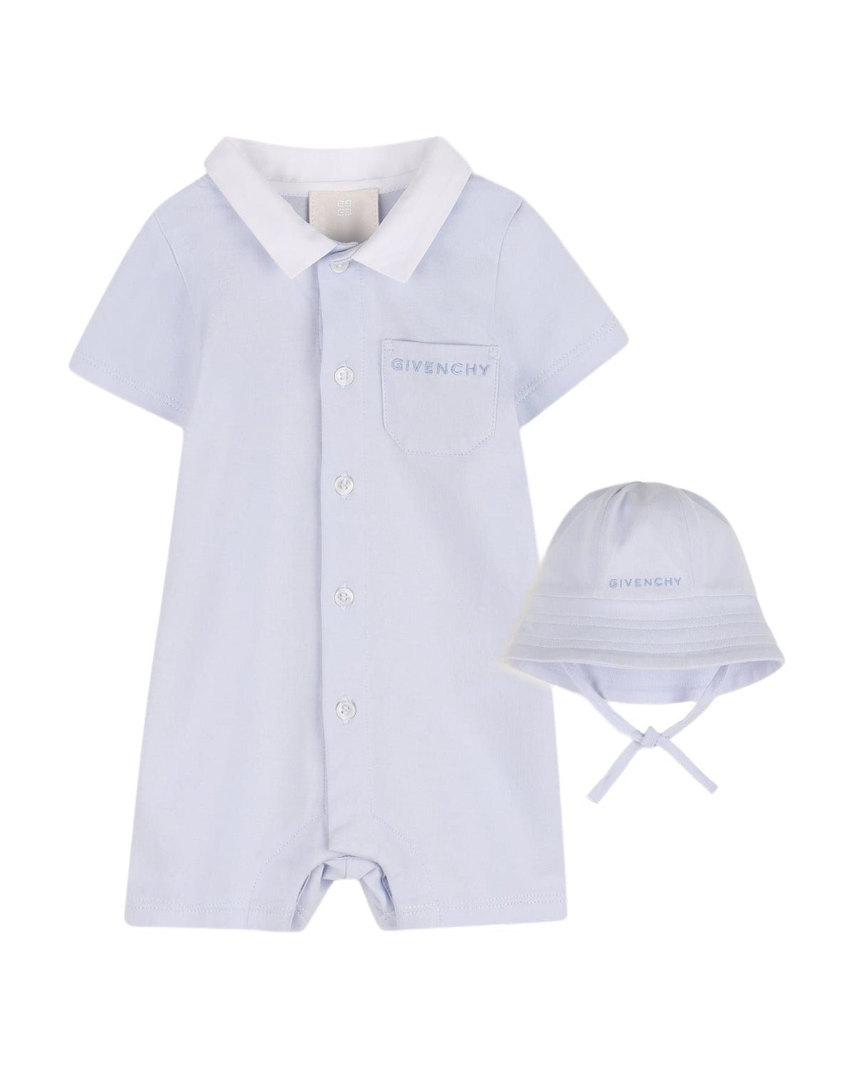 Ensemble combinaison et chapeau - Ciel