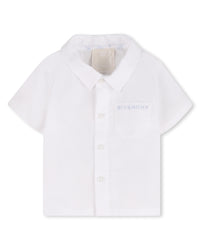 Ensemble chemise et short - Blanc Bleu