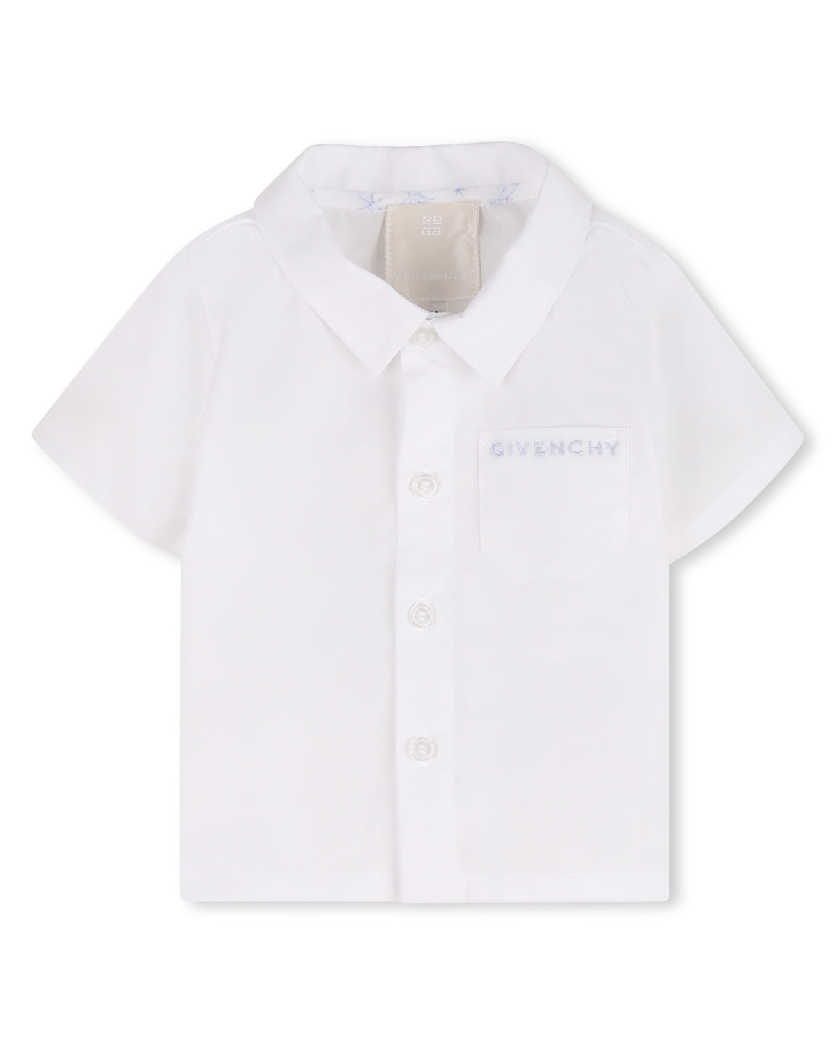Ensemble chemise et short - Blanc Bleu