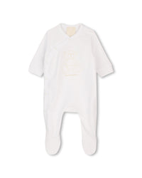 Ensemble pyjama bonnet et doudou - Blanc