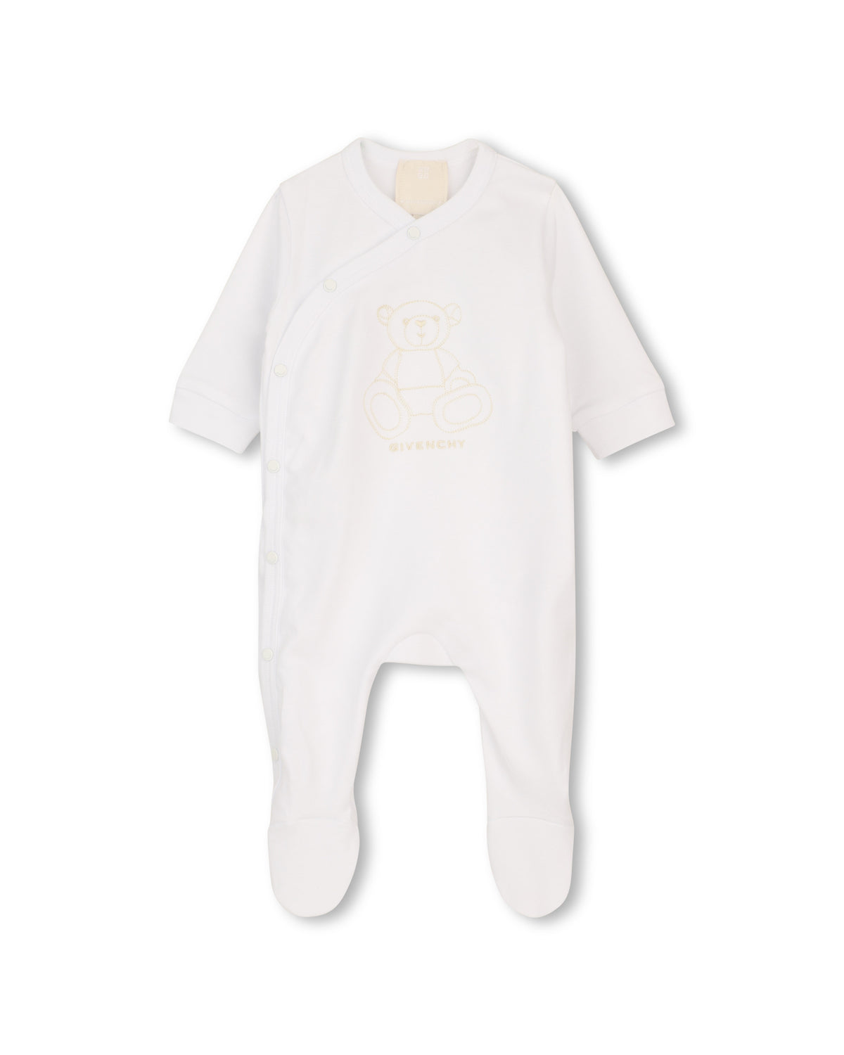 Ensemble pyjama bonnet et doudou - Blanc
