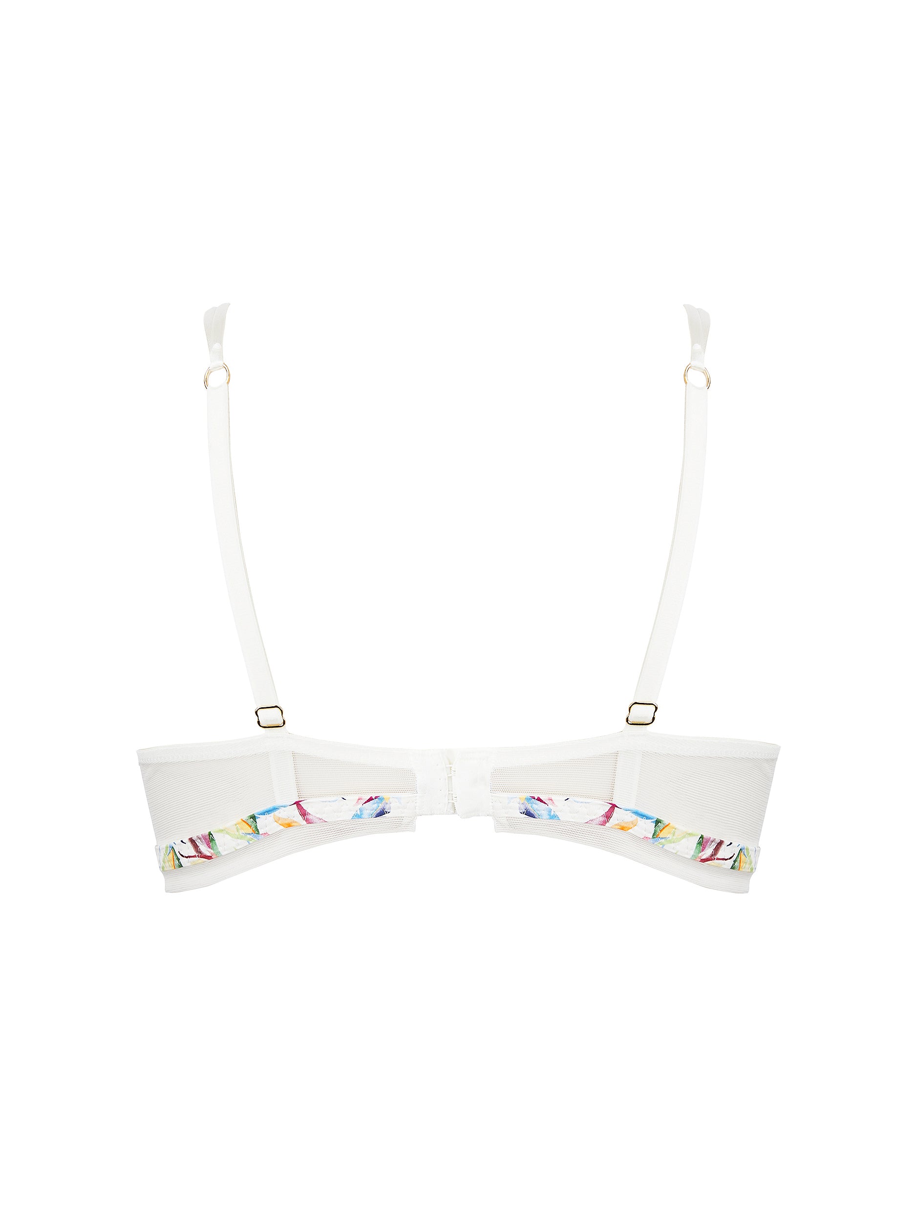 Soutien-gorge balconnet Baisers Légers imprimé - Bleus Legers