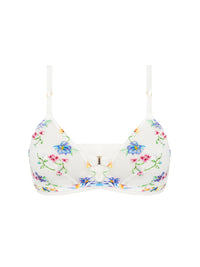 Baisers Légers printed triangle bra - Bleus Legers