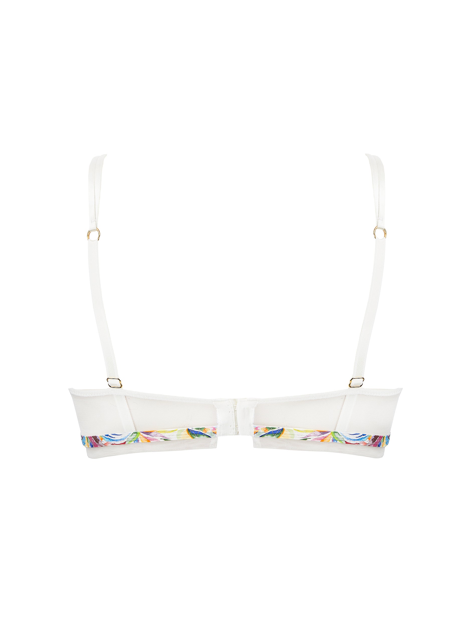 Baisers Légers printed triangle bra - Bleus Legers