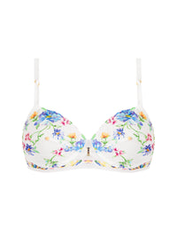 Baisers Légers printed balconnet bra - Bleus Legers