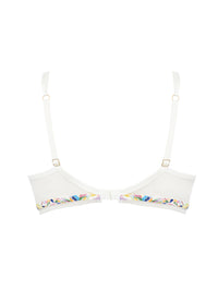 Baisers Légers printed balconnet bra - Bleus Legers