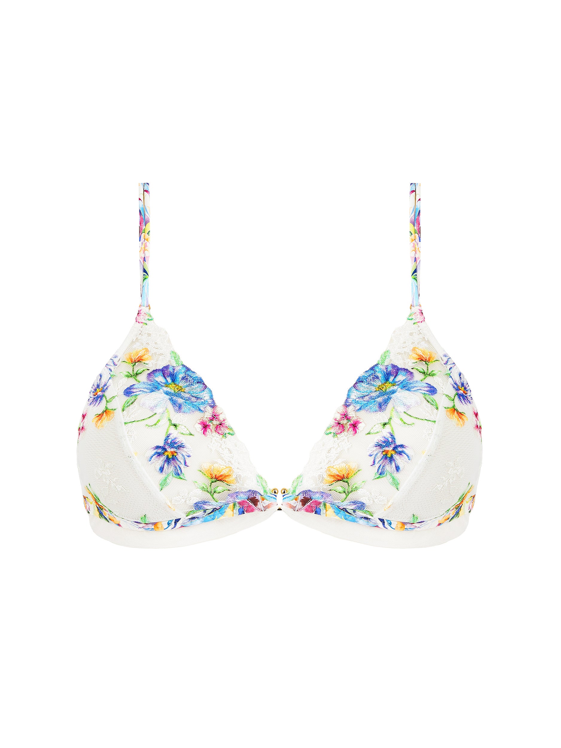 Soutien-gorge triangle Baisers Légers imprimé - Bleus Legers