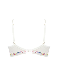 Baisers Légers printed balconnet bra - Bleus Legers