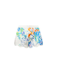 Short Baisers Légers satiné imprimé - Bleus Legers
