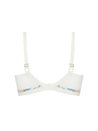 Baisers Légers printed balconnet bra - Bleus Legers