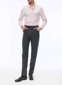 Cotton poplin shirt - Pale pink