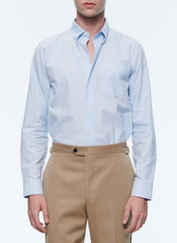 Chemise en Oxford de coton - Bleu Ciel
