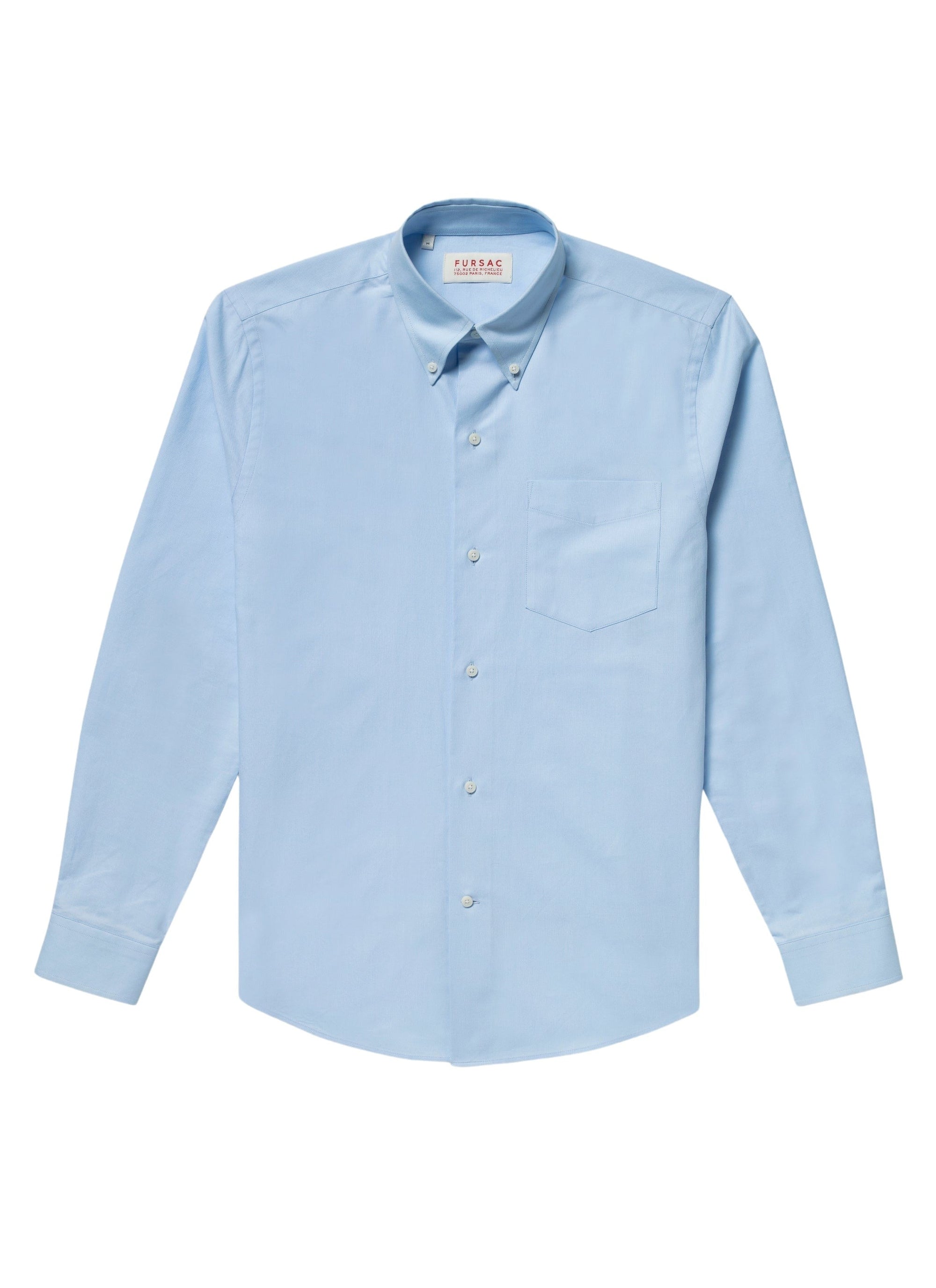 Chemise en Oxford de coton - Bleu Ciel