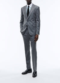 Chemise coupe ajustée à col hirondelle - Turquoise