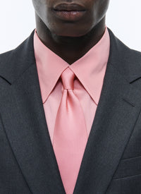 Fitted shirt with swallow collar - Terre de Sienne