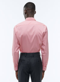 Fitted shirt with swallow collar - Terre de Sienne