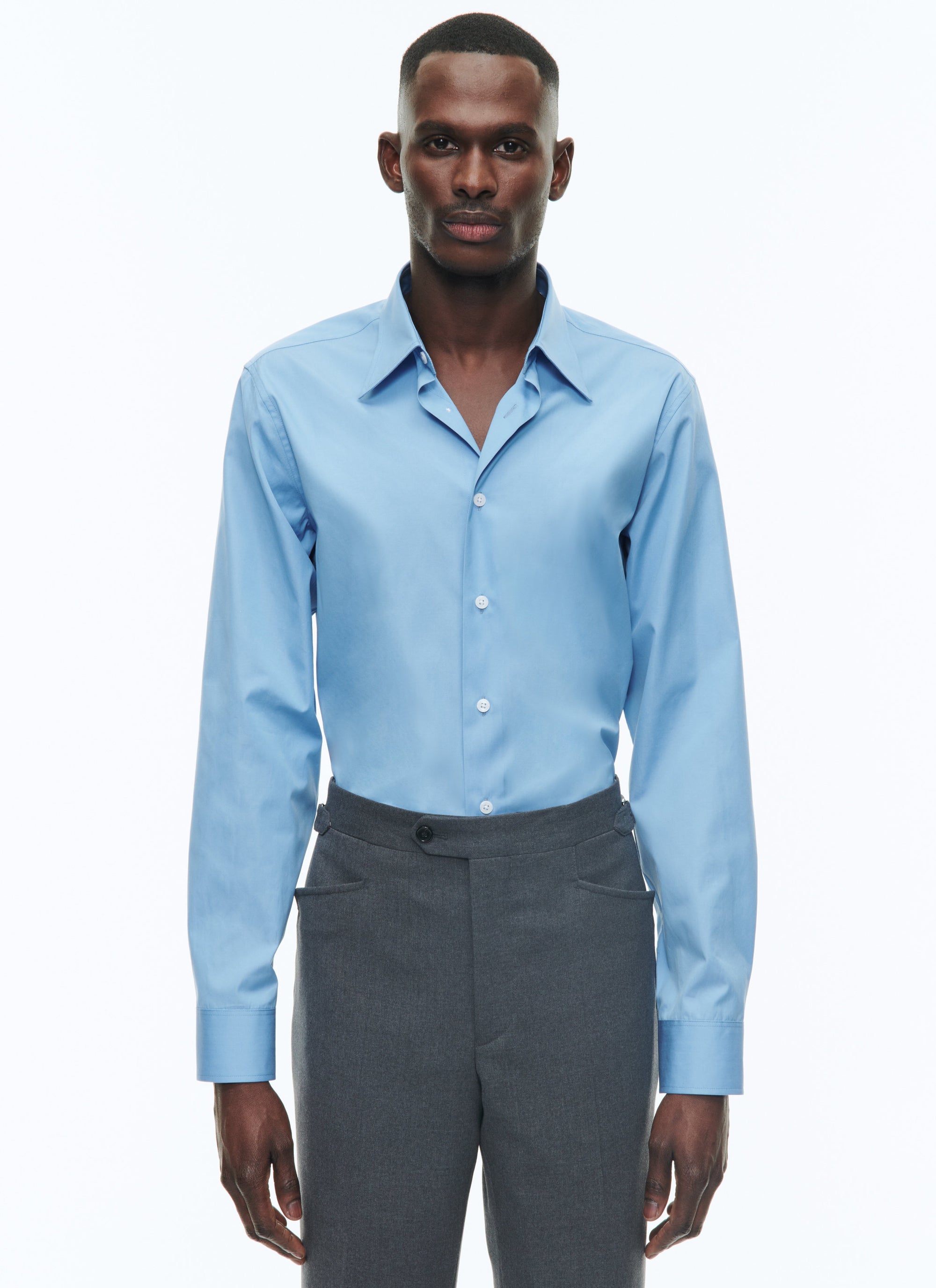 Bleu Clair Chemise - Bleu Clair