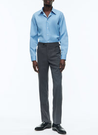 Swallow-neck shirt - Light blue