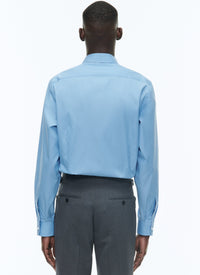 Swallow-neck shirt - Light blue