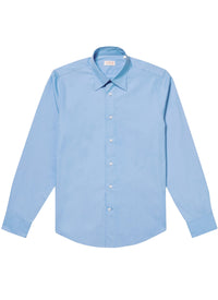 Swallow-neck shirt - Light blue