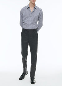 Chemise à col hirondelle - Marine