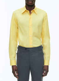 Chemise à col hirondelle - Jaune Pâle
