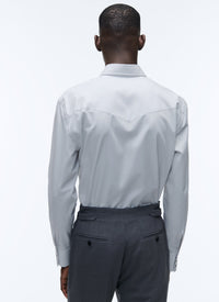 Chemise Western coupe droite - Perle