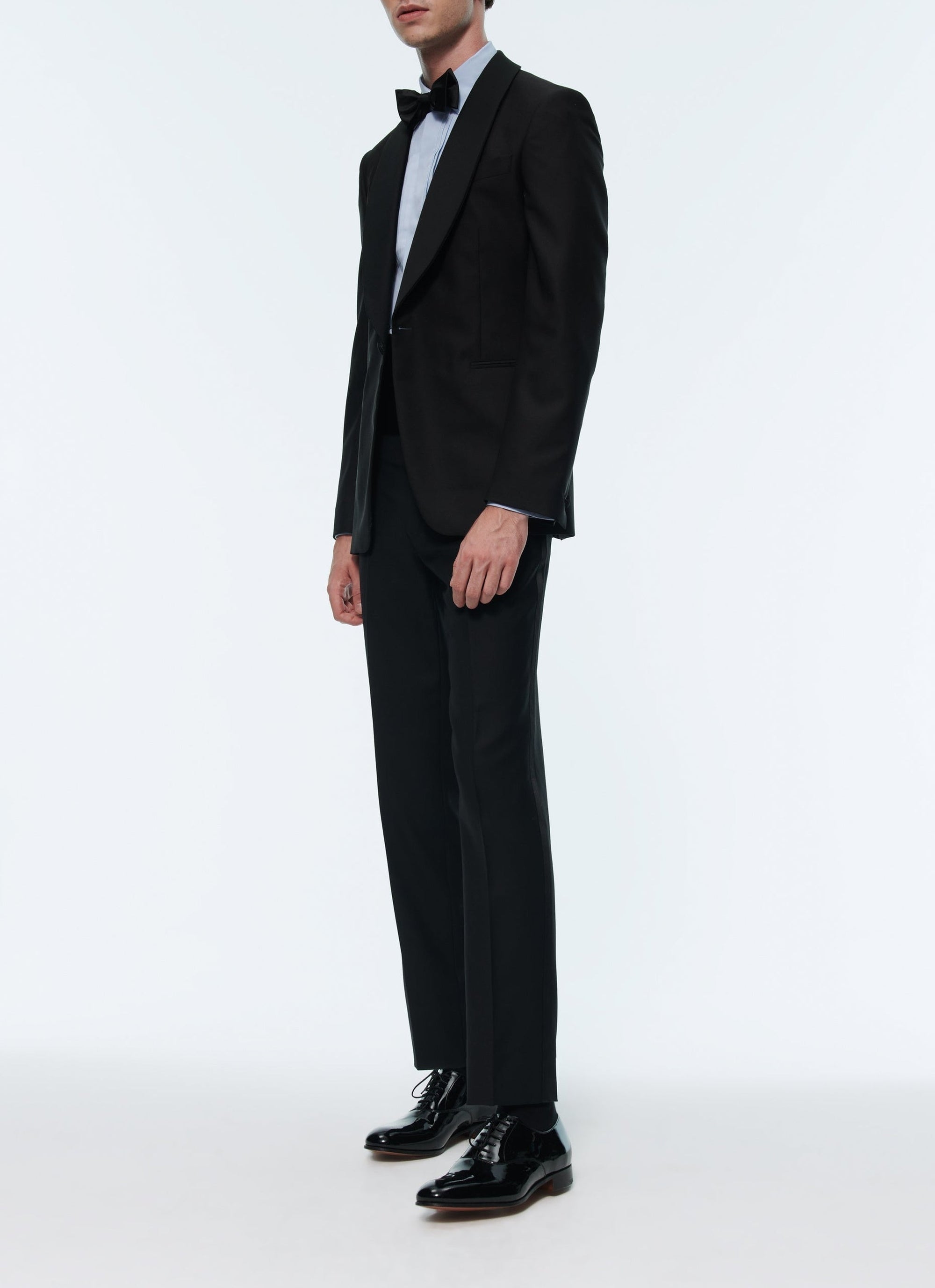 Chemise à plastron en coton - Ciel