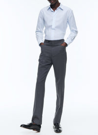 Shirt with bevelled cuffs - Pastel Blue