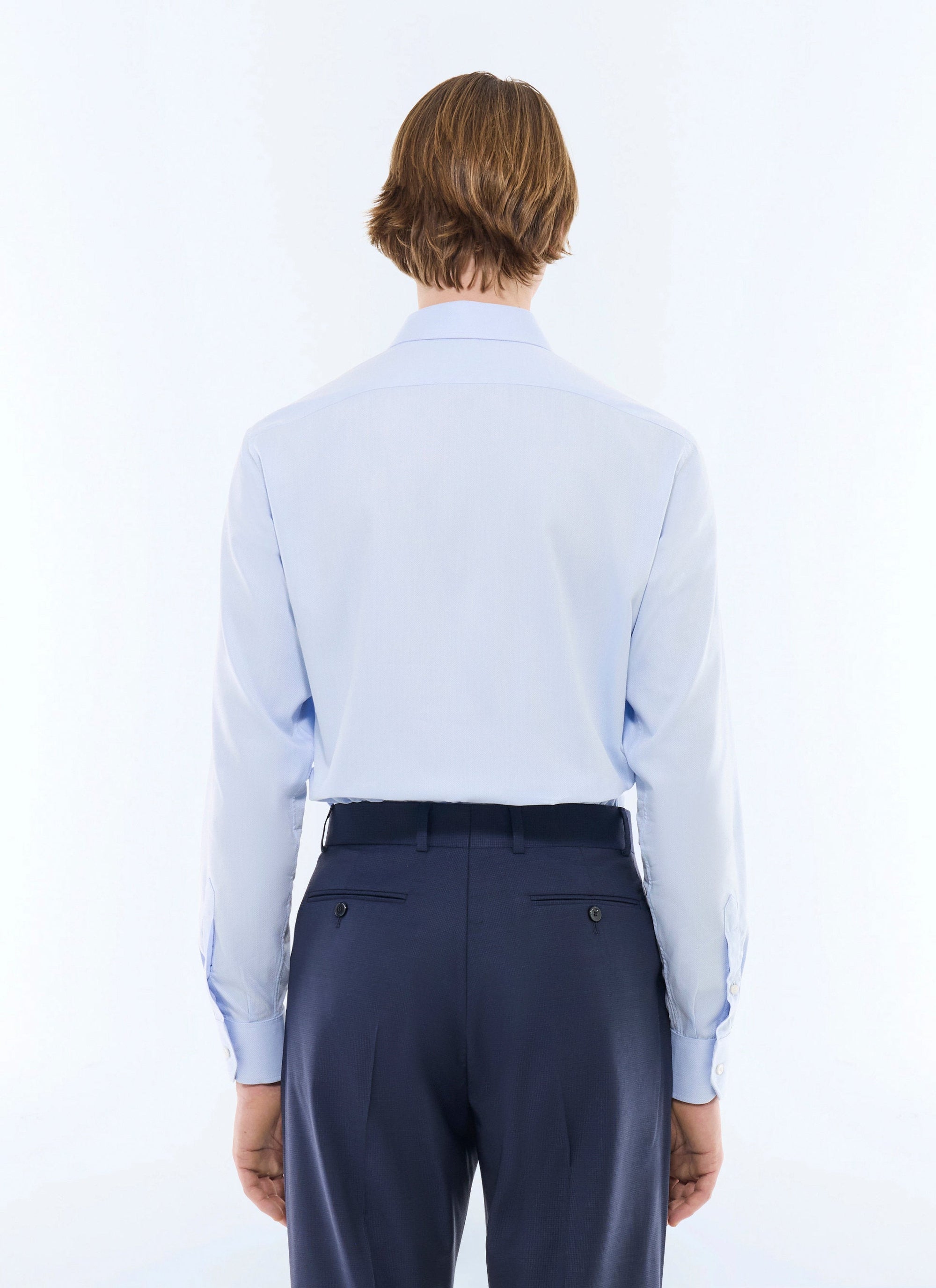 Shirt with bevelled cuffs - Ciel