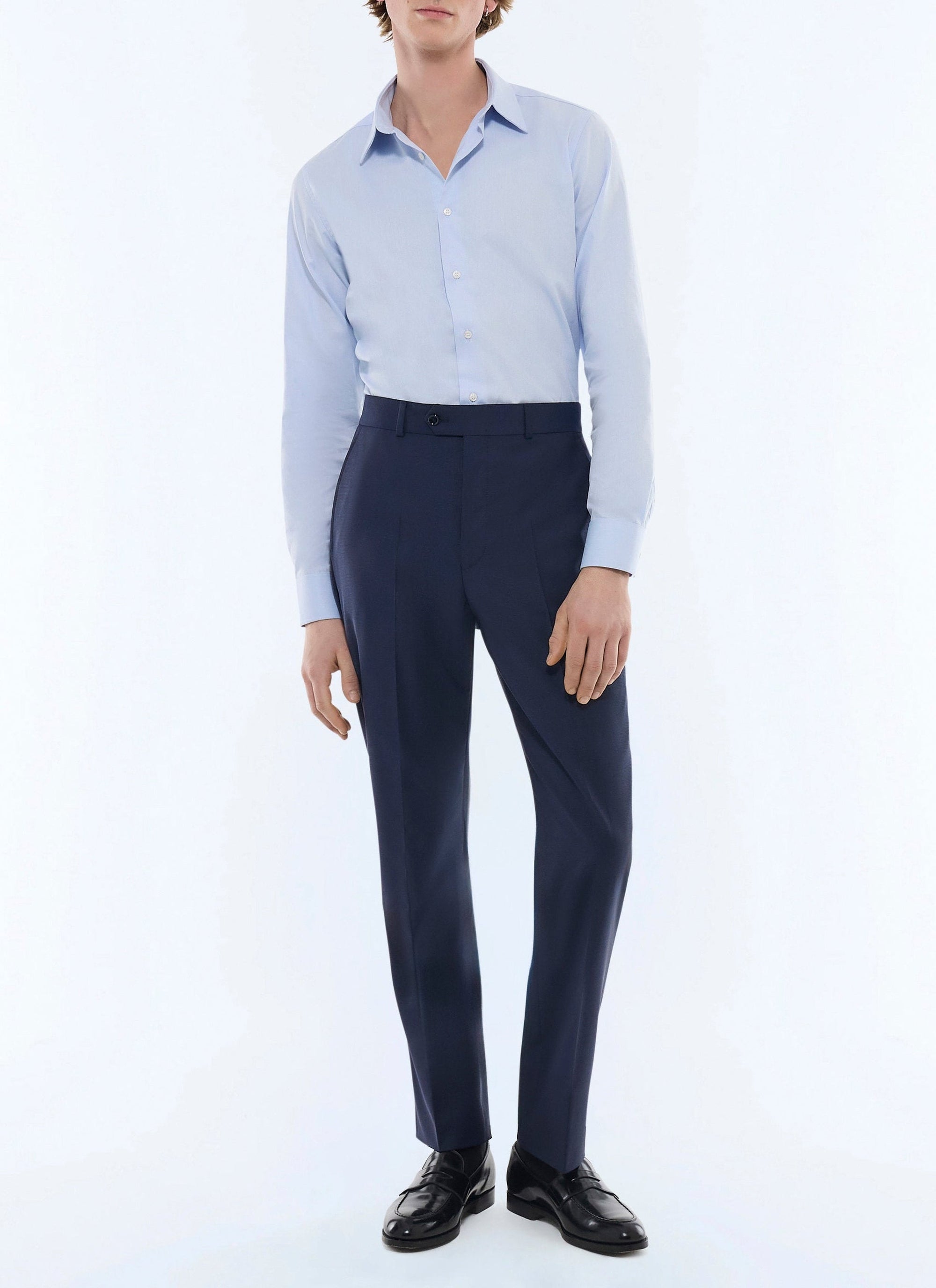 Shirt with bevelled cuffs - Ciel