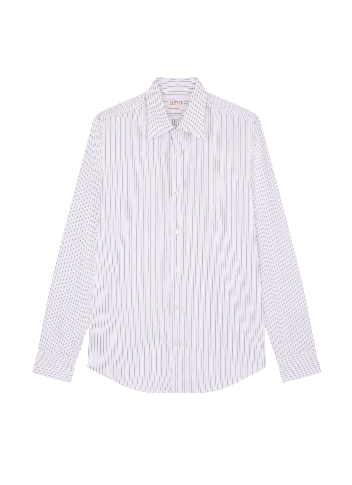 Chemise à rayures en coton - Bordeaux